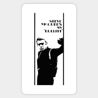 Steve McQueen Bullitt Poster Sticker